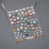 Nail Art Decoration Christmas Nail Stickers DIY Nail Charms Christmas Nail Decals Colorful   Girls