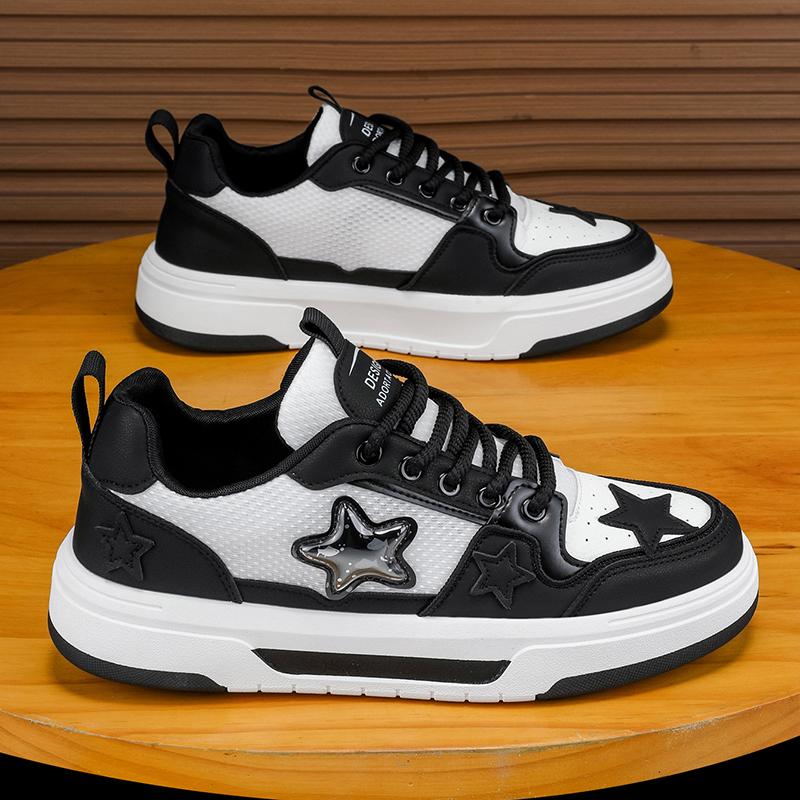 Men's Shoes Summer Trendy Breathable Anti Slip Small Star Sports Flat Shoes Student Youth Spring Versatile Casual Trendy Shoes