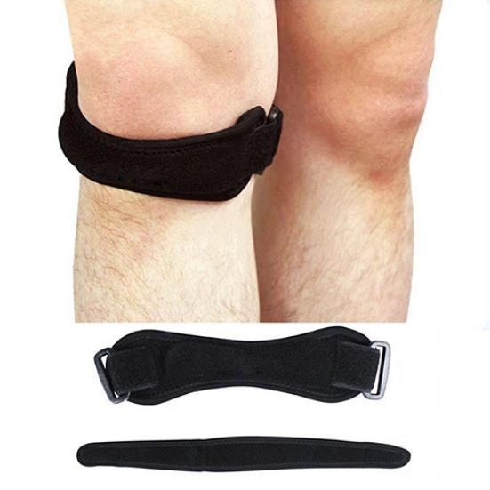 Adjustable Sports Gym Patella Tendon Knee Support Brace Strap Protector Kneepad