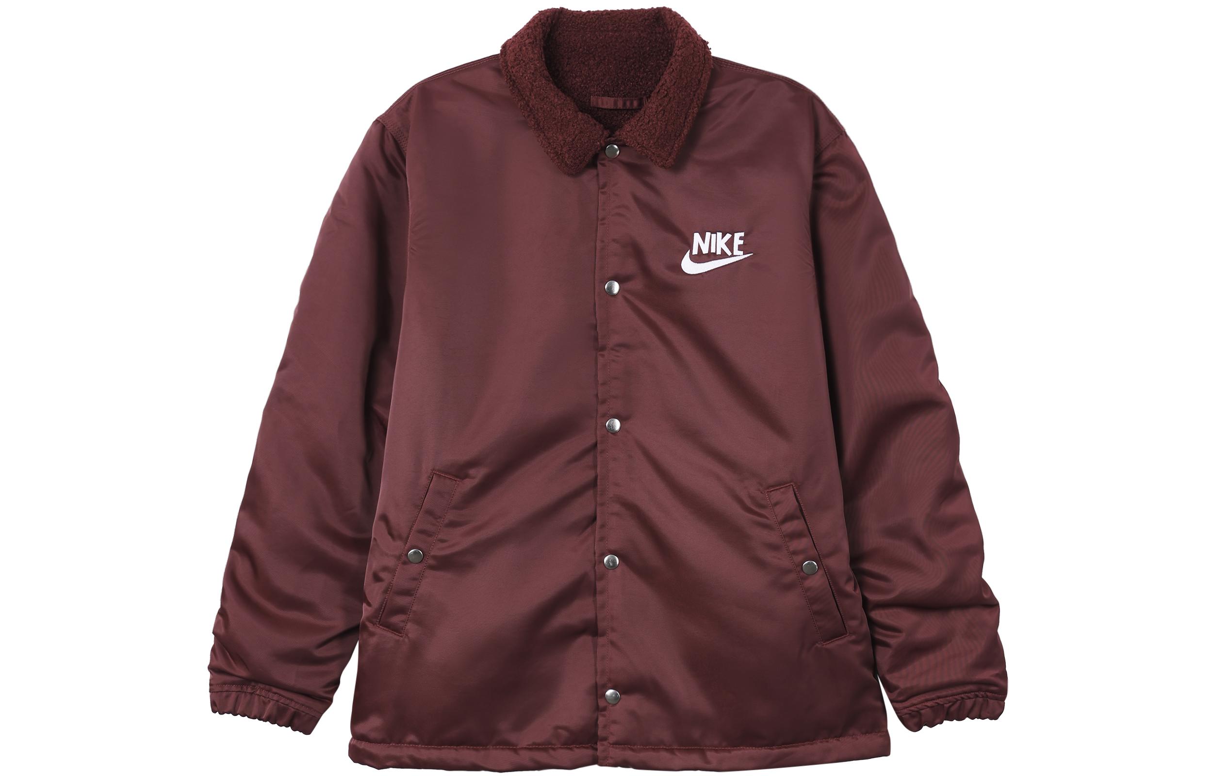 Nike Jackets Men s Burgundy Lapel Moderate Other DQ4192-638 M