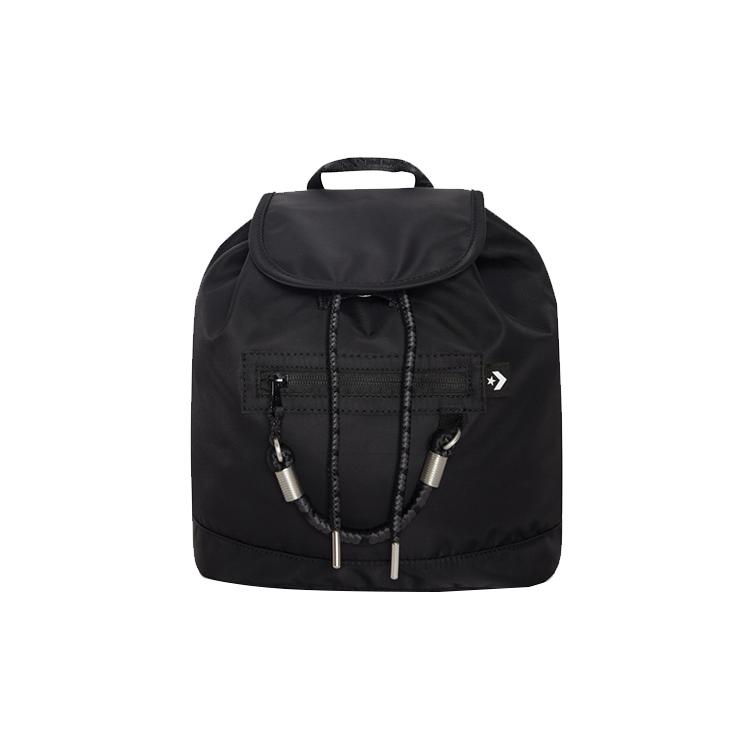 

New Converse Polyester Bucket Bag Backpack Regular Unisex Black 10022090-A01 27.9*12.4*25.4CM