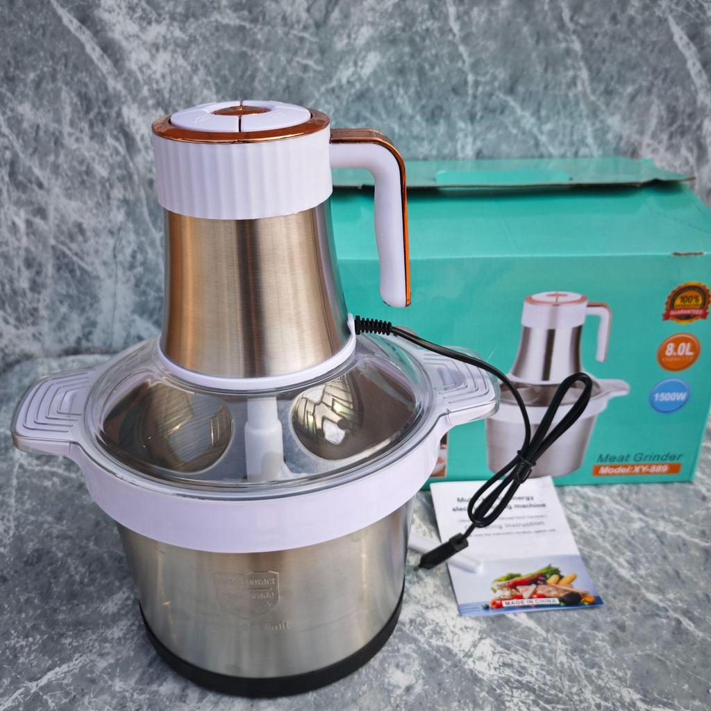 Stainless Steel Multifunctional 5-Speed Food Processor & Baby Food Maker, 2L Capacity