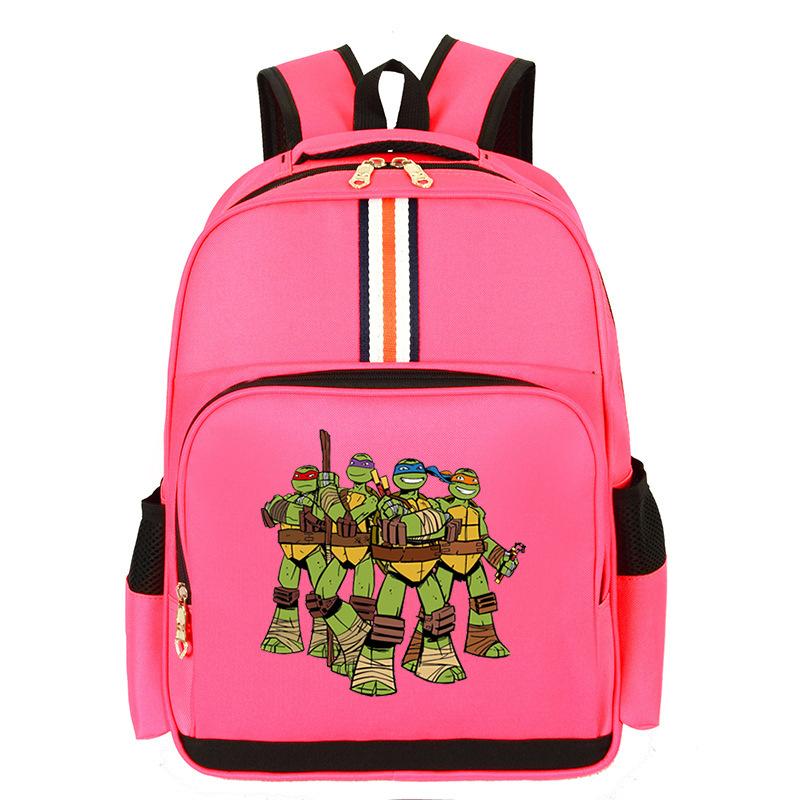 Hot Sale Teenage Mutant Ninja Turtles Cartoon Printed Backpack Elementary and Secondary School Students Outdoor Leisure Large Capacity