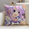 Hyperdimension Neptunia Cushion Cover  Soft Decorative Square Cushion Covers X X Pillowcases for Sofa Couch Home Bedroom