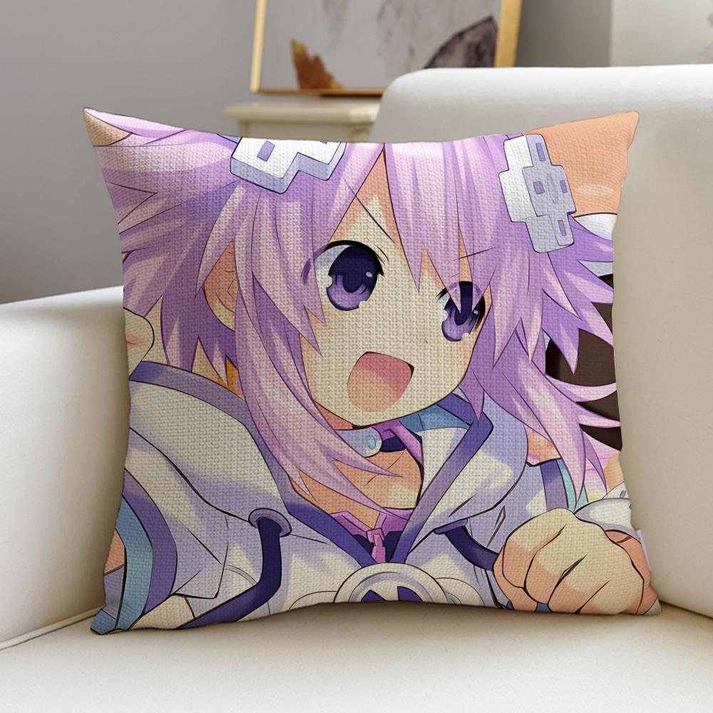 Hyperdimension Neptunia Cushion Cover Soft Decorative Square Cushion Covers X X Pillowcases for Sofa Couch Home Bedroom