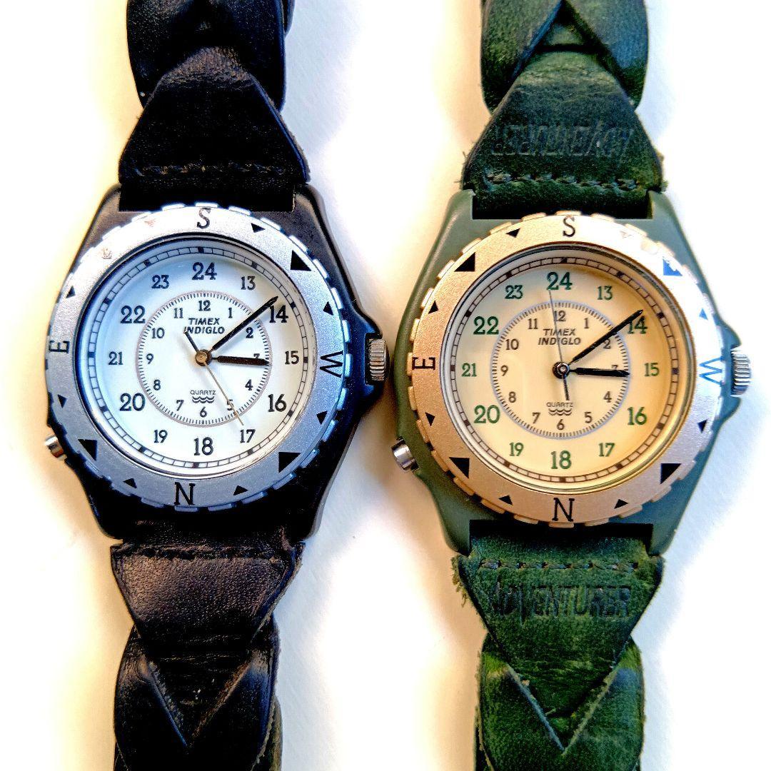 Часы Timex Safari Серебристый Черный Золотой Зеленый