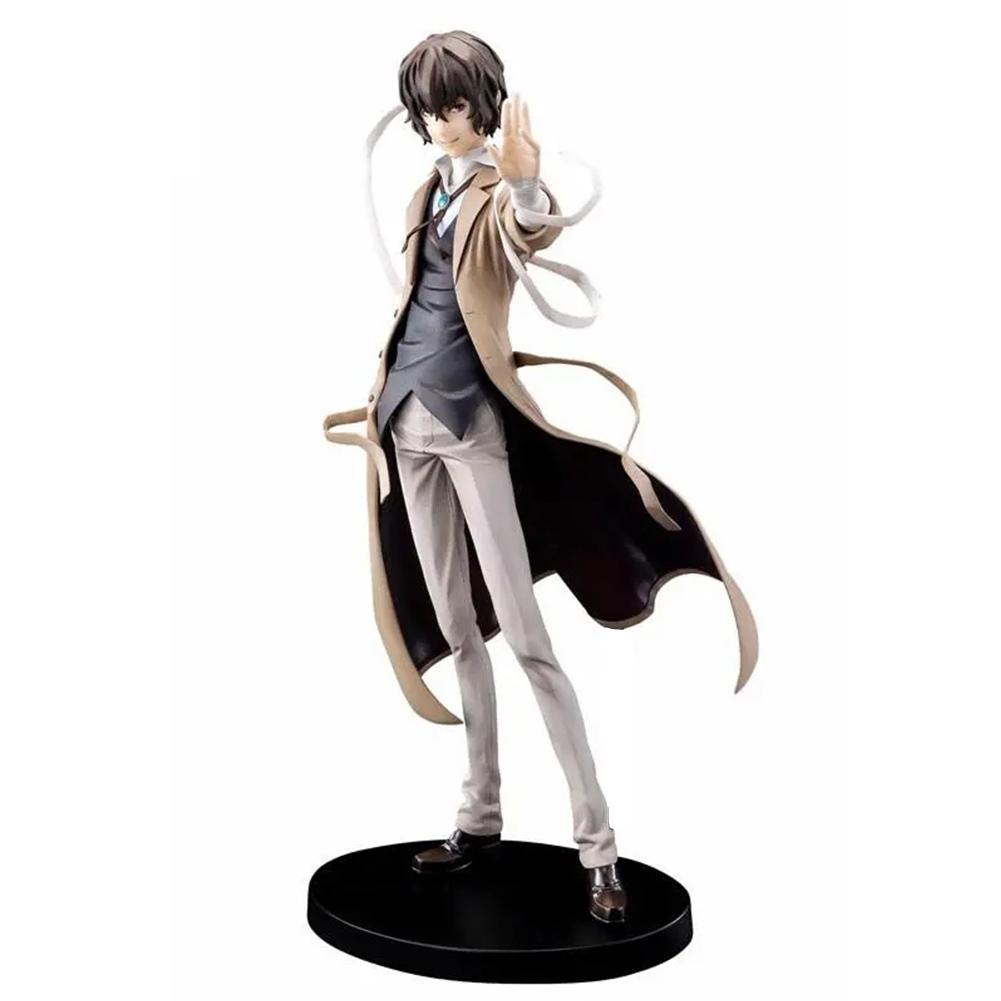 Figura Anime BSD Dazai Osamu Action figure sostituibili Dazai Osamu statuetta Bambola Modello Ragazzo in PVC Giocattoli Collezione Statua Regalo 26cm