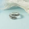 925 Sterling Silver Plated Sun Moon Sunflower Heart Rings for Women Original Flower Wedding Crystal Luxury Jewelry R5375