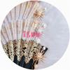 Handmade Lolita Vintage Gothic Black White Lace Hand Fan Golden Sun  Flower Cross Folding Hand Fan for Photo Props Show Dancing