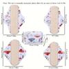 5Pcs/Set Cotton Sanitary Napkins Reusable Menstrual Pads High Quality Panty Liners