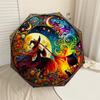 1PC Witchcraft Magic Umbrella-8-Rib Reinforced, Automatic Open, Lightweight & Durable, Cute Fashion Accessory for Outdoor-W131