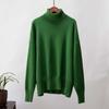 Solid Colour High Neck Sweater Autumn Winter Comfortable Loose Classic Versatile Pullover Sweater Luxurious Relaxed-fit Slimming and Versatile Top