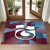 Trabzonspor FC Design Kristall-Samt-Teppich Weiche Dekorationsmatte für Schlafzimmer Eingang
