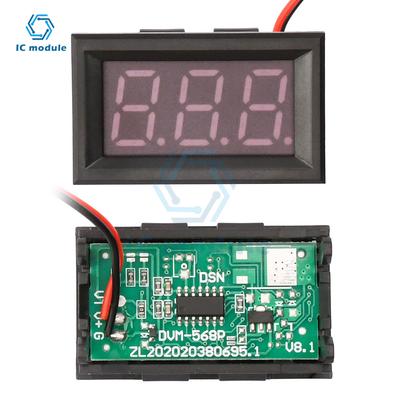 Mini LED Digital Display Voltmeter Detector DC 4.5-30V /DC4.7-30V/ DC5-30V Voltage Monitor Tester Gauge for Motorcycle Car