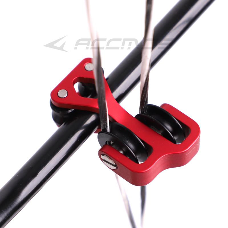 Kladka z hliníkové slitiny pro kabel 10 mm 3/8" tyč Rozdělovač tětivy kladkou Náhradní díl Rozdělovač tětivy Kladka pro šíp