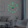 Modern Minimalist DIY Acrylic Wall Clock with Decorative Stickers for the Living Room