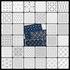 8/9/24/32 Stück Sashiko Stickschablonen Wiederverwendbare Haustier-Nähschablonen DIY Stickmuster Geometrische Linien Steppschablone