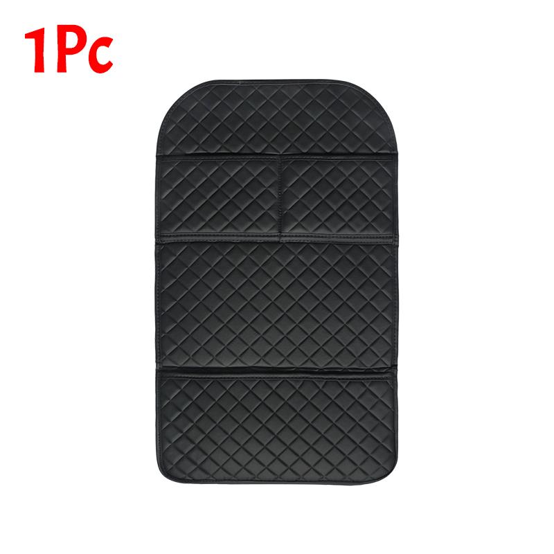 New Car Anti Kicks Pad With Organizer Pocket Leather Universal Seat Back PU Leather Protector Cover Backseat Child Kick Mats