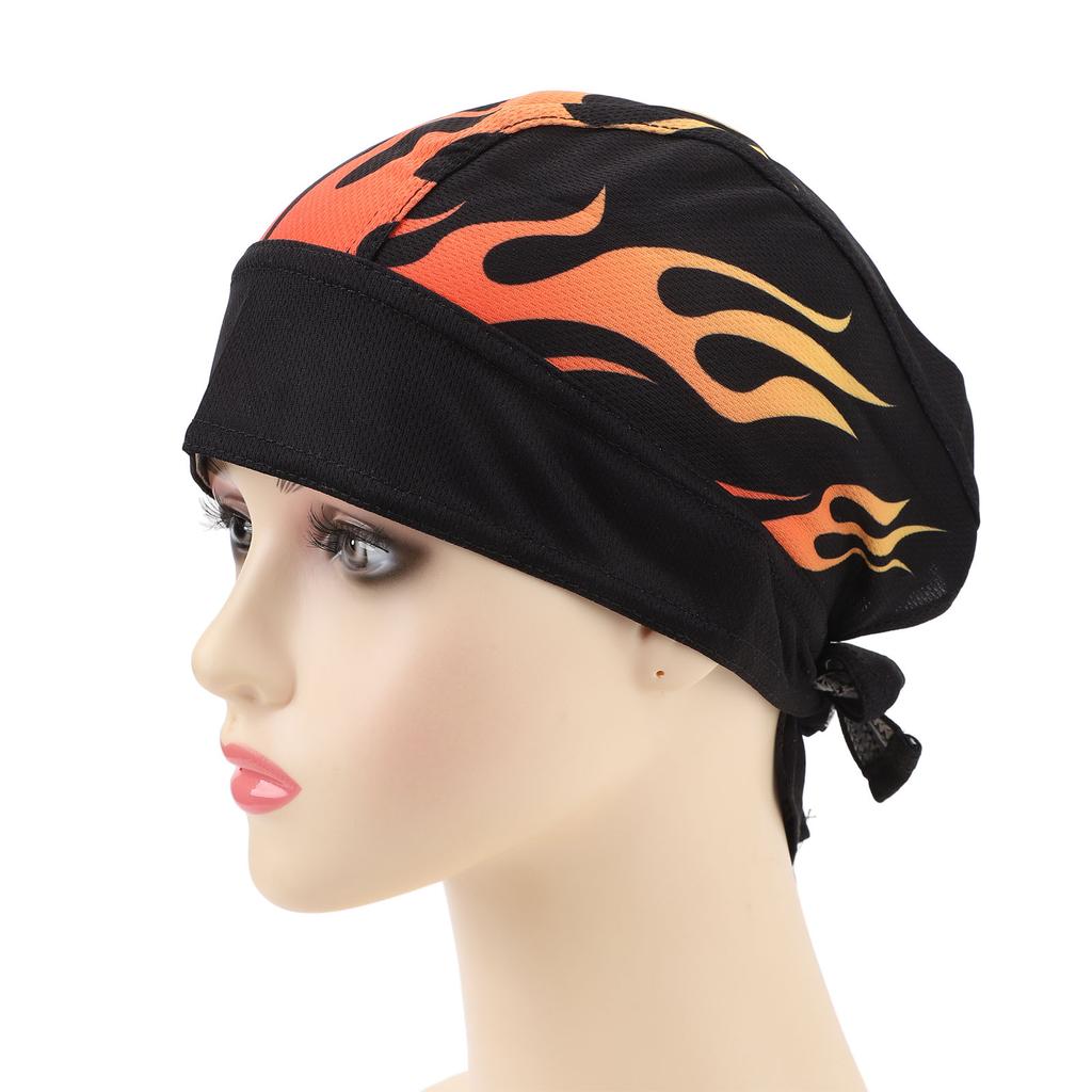 Cycling Head Scarf Cap Breathable Polyester Cycling Head Wraps Lightweight Foldable Cooling Helmet