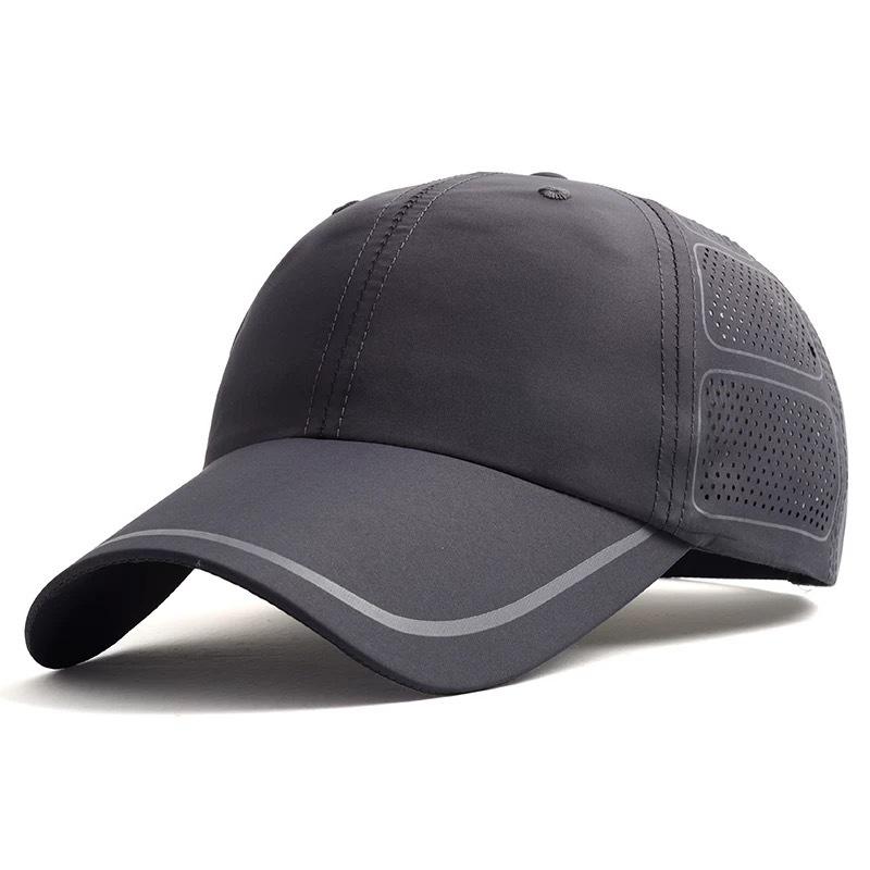 Men's hat spring and summer thin mesh breathable cap cool hat men's casual baseball cap sunscreen visor