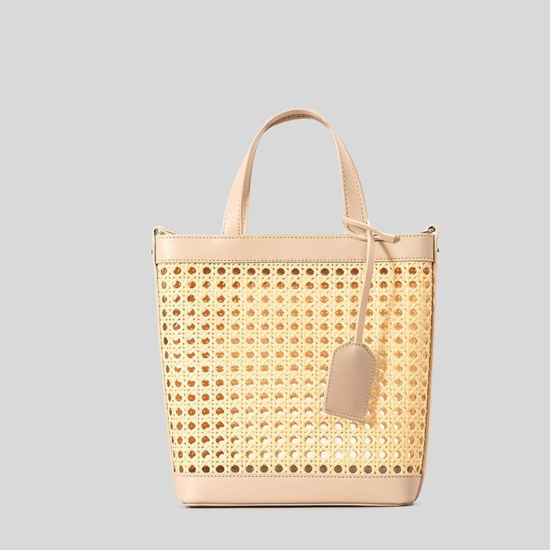 2025 Luxury Designer Women's Straw Beach Bag Ladies Woven Grass Handbags Summer Totes New Fashion Crossbody Shoulder Bag