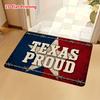 1pc, 2D Flat Printing Texas Pride Welcome Mat, Non-Slip Machine Washable Easy Clean Polyester Rug, Suitable for Home And Outdoor Decor, Ideal for Entr