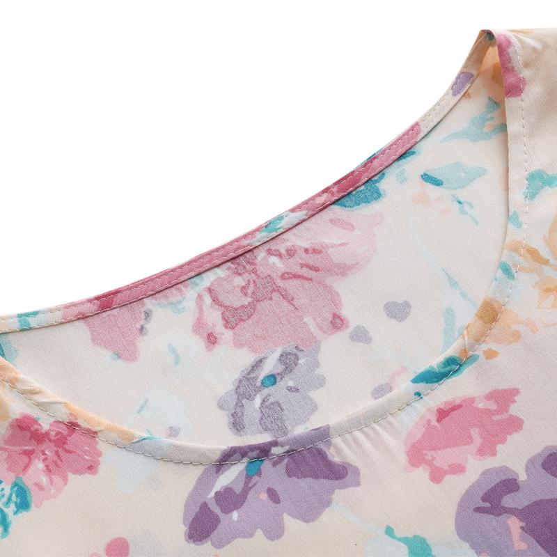 Elegant Dresses for Women Plus Size Casual Short Sleeve Vintage Long Dress Summer Clothes