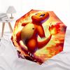 Charmander Pokémon Automatic Folding Umbrella, 8 Ribs for All-Season Use, Portable for Travel & Outdoor Activities a0819055