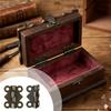 Antique Butterfly Shape Hinges Replacement Jewelry Box Small Hinges with Screws for Crafts Making Easy To Install