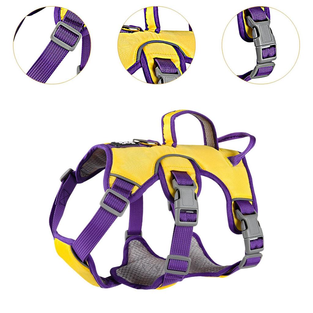 Dog Harness Pet Oxford Vest Reflective Night Visibility Trip Lightweight Pet Vest Harness for Medium Small Dog Pet Accessories