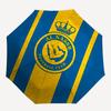 Al Nassr, Football Club Automatic Opening and Closing, 8 rib Structure Portable Umbrella, Suitable for Men and Women in All Seasons  Perfect