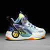 Boys basketball shoes 2025 new mesh breathable children's shoes non-slip running shoes medium and older children's fashion sports shoes