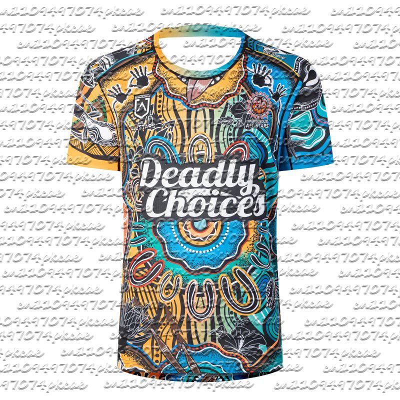 New Indigenous Rugby Jersey T-shirt Men Women Kids Light Blue Gradient Geometric Pattern Breathable Quick Dry Training Shirt