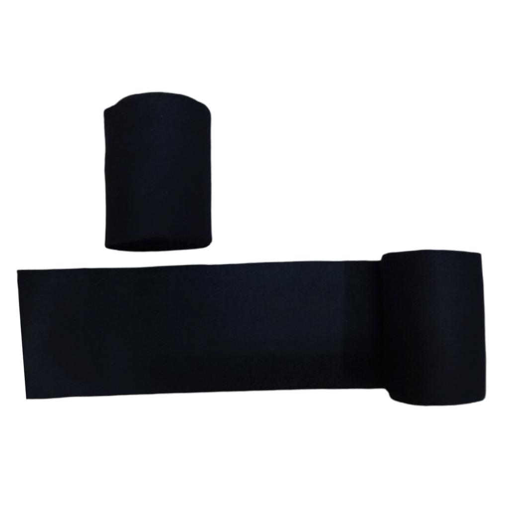 Medieval-SCA-LARP Reenactment Viking Wool Leg Wraps - BLACK COLOR VP-NEXX-JQOW