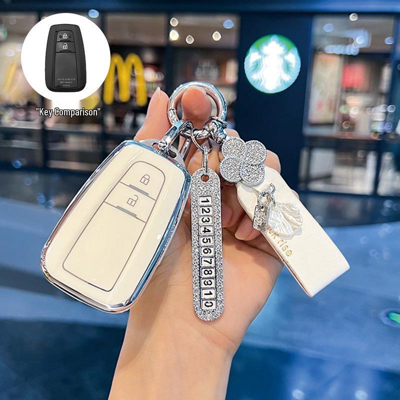 Key Covers for Women - Compatibles: Toyota Corolla, Camry, Levin, Avalon, Highlander, RAV4, CHR.