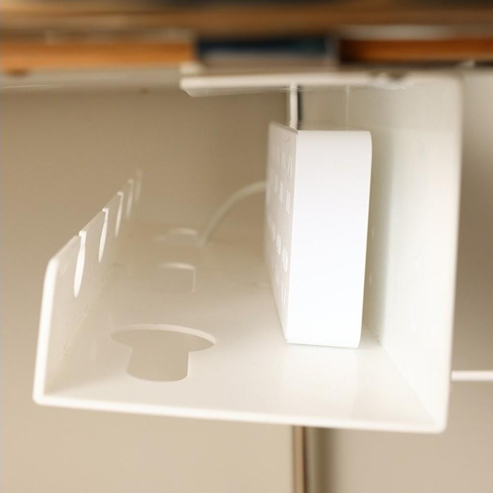 Versatile Under Desk Cable Management Rack Sturdy Wire Fixed Storage Slot  for Office and Home