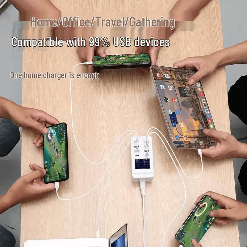 Xingqishi Multi-Port USB Charger Desktop Power Strip