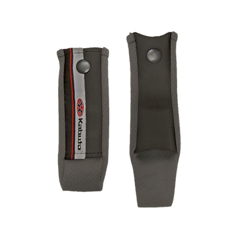 

Aussie Kabuto 4203005 Motorcycle Helmet Parts KAMUI III Chin Strap Cover Set, Dark Gray Free size чёрный