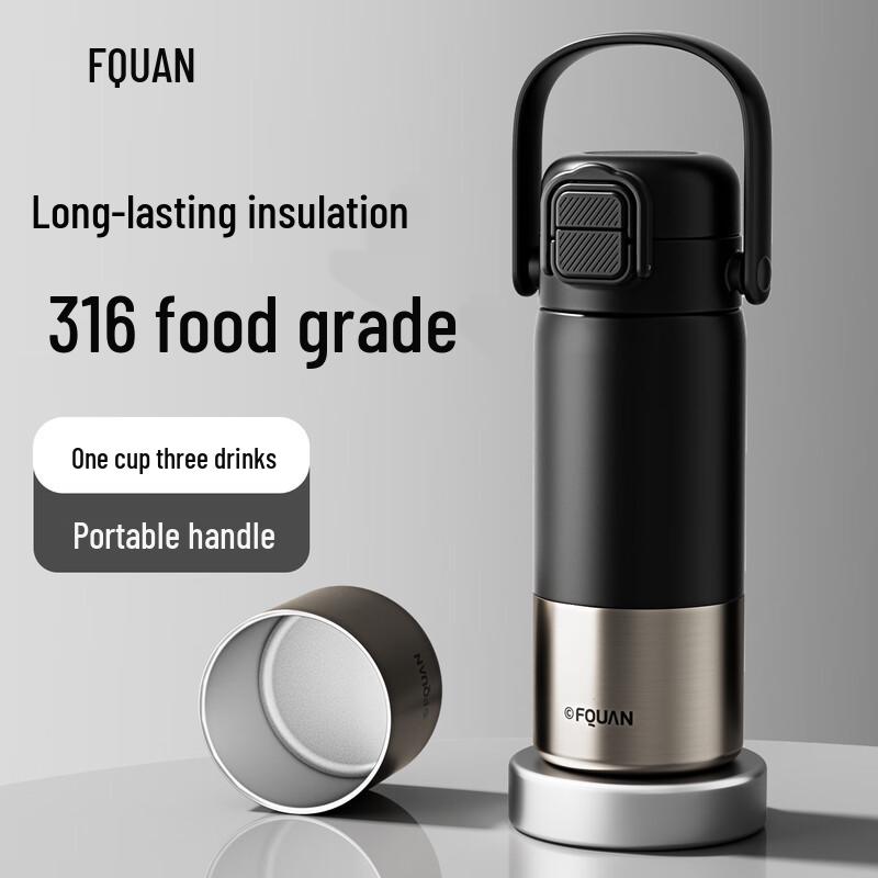 Fuquan 2025 Portable Stainless Steel Insulated Water Bottle