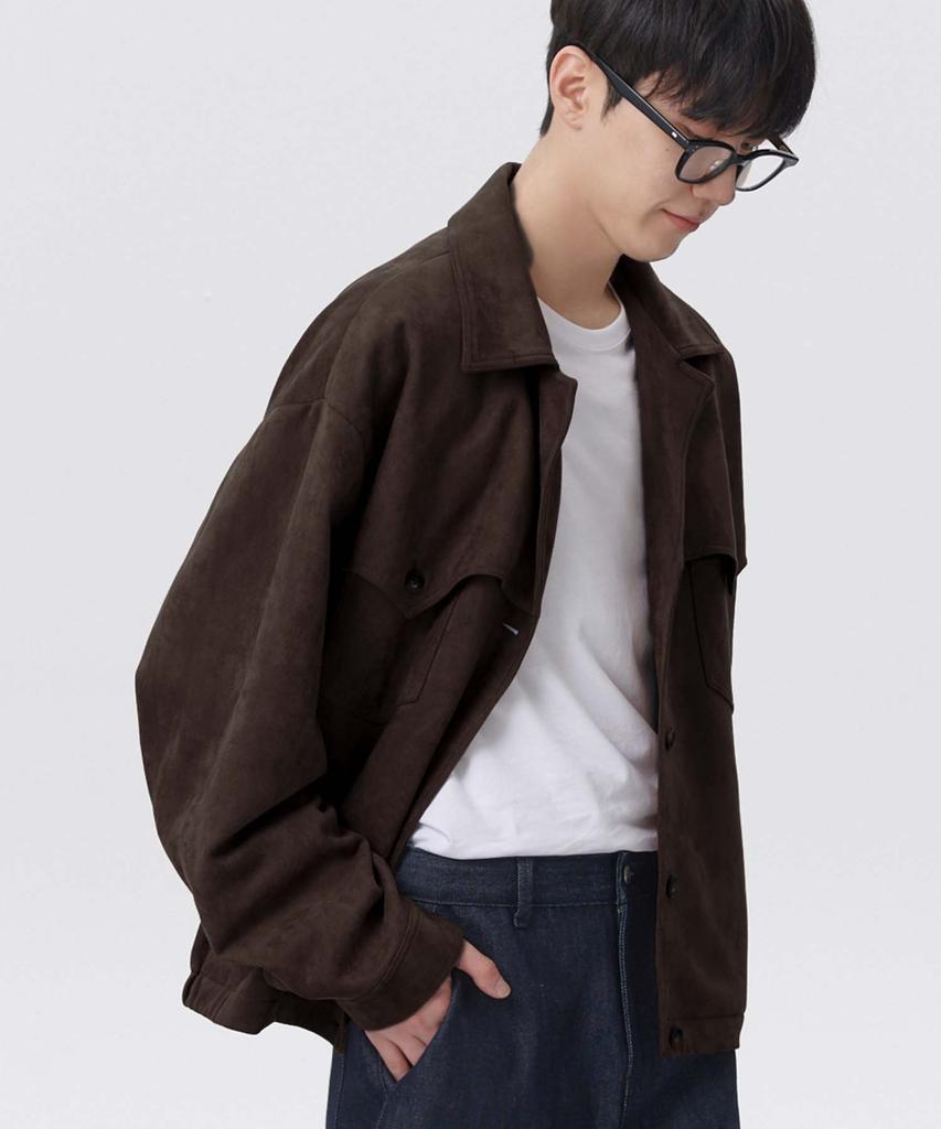 Plac Western Suede Jacket Brown