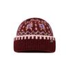 Big head circumference fashion versatile ear protection wool hat autumn and winter new retro jacquard Merad Fair Island knitted hat