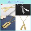 Blade And Razor Design Alloy Pendant Necklace With Electroplated Coating For Casual And Party Wear