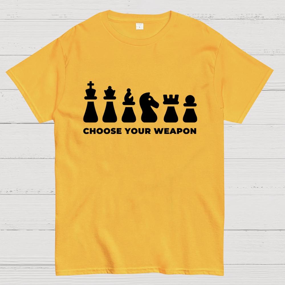 Choose Your Weapon Unisex Cotton Summer Casual Cool Loose T-Shirt
