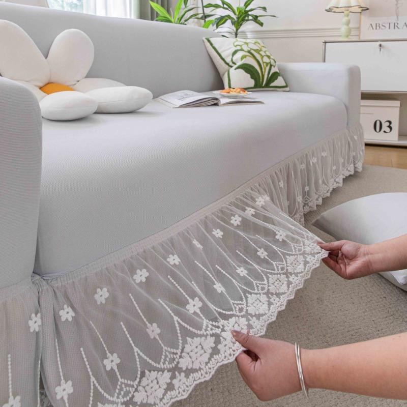 Elastic Pleated Skirt Sofa Cover All-Inclusive Sofa Cover Universal Simple Modern Sofa Protective Cover Suitable For Living Room