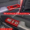 RHD FOR TOYOTA HILUX 2026 2027 ABS CarbonFiber door armrest window rise switch glass control swtich panle Interior Accessories