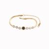 Real Gold Plated Zircon Bracelet for Women Round Marquise Luxury Fashion Jewelry fashion jewelry bracelets bangles