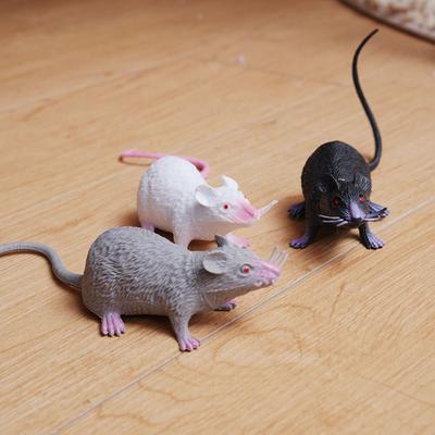 Home Decoration Fake Small Rat Party Decor Lifelike Mouse Model Prop Pet Cat Funny Toys