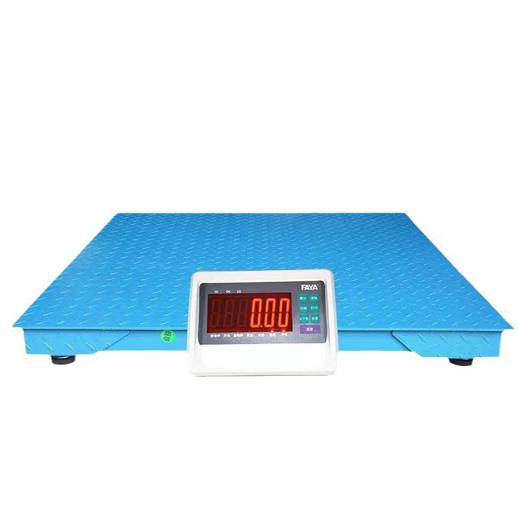 FAYA High Precision Floor Scale for Weighing Pigs 500kg-3 Tons, Industrial Platform for Animal Husbandry