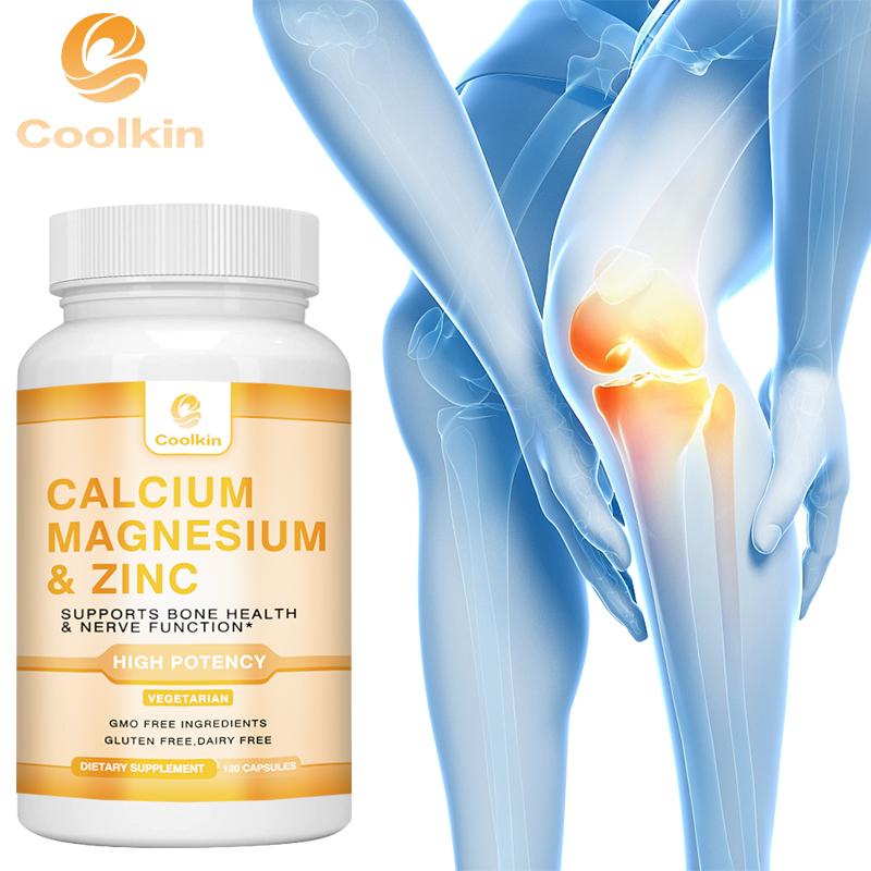 Coolkin contains calcium, zinc, and magnesium, beneficial for bone, nerve, and emotional health; easily absorbed formula.