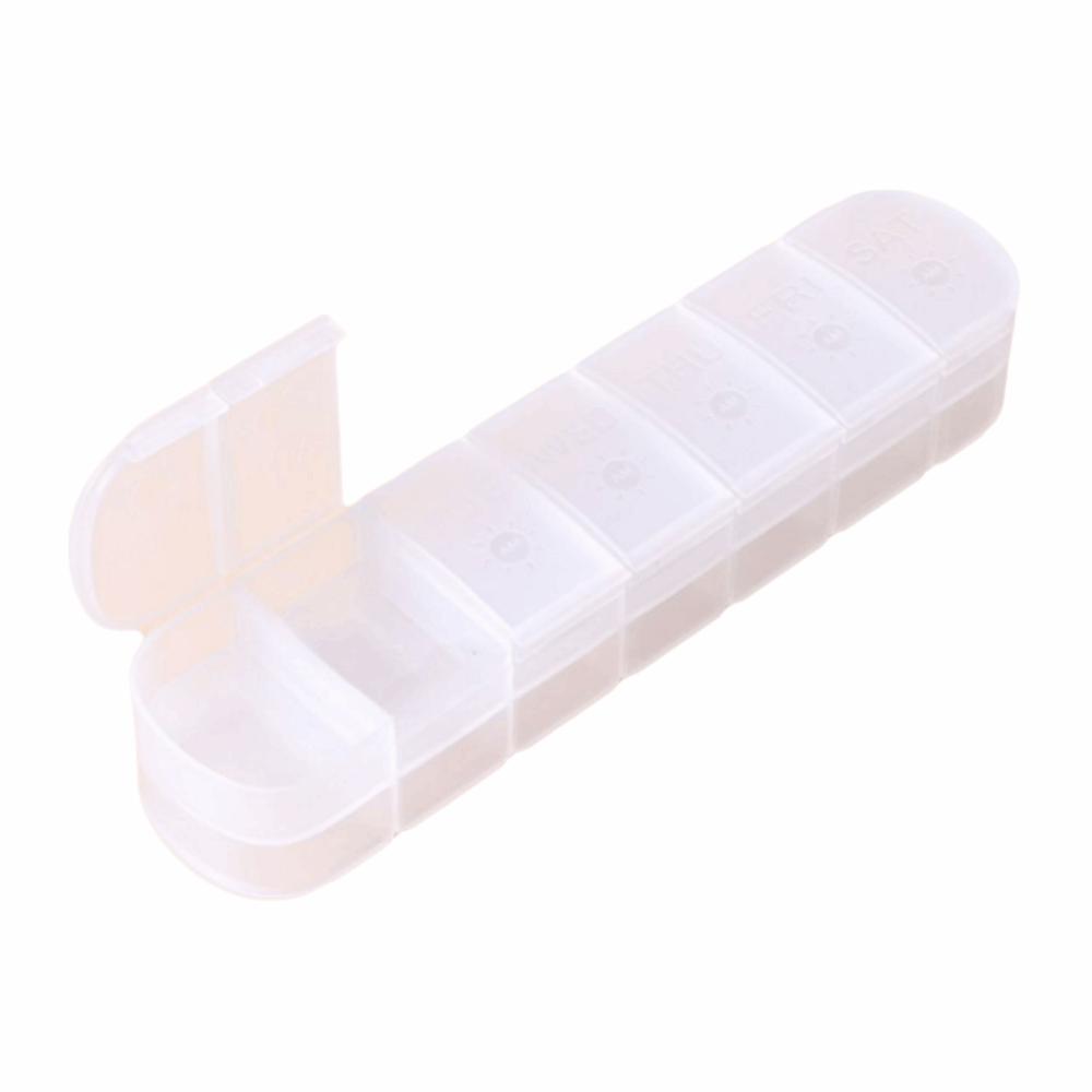 14 Grid Vitamin Pill Case 7 Days Pill Storage Box Weekly Pillbox Tablet Holder Boys/Girls